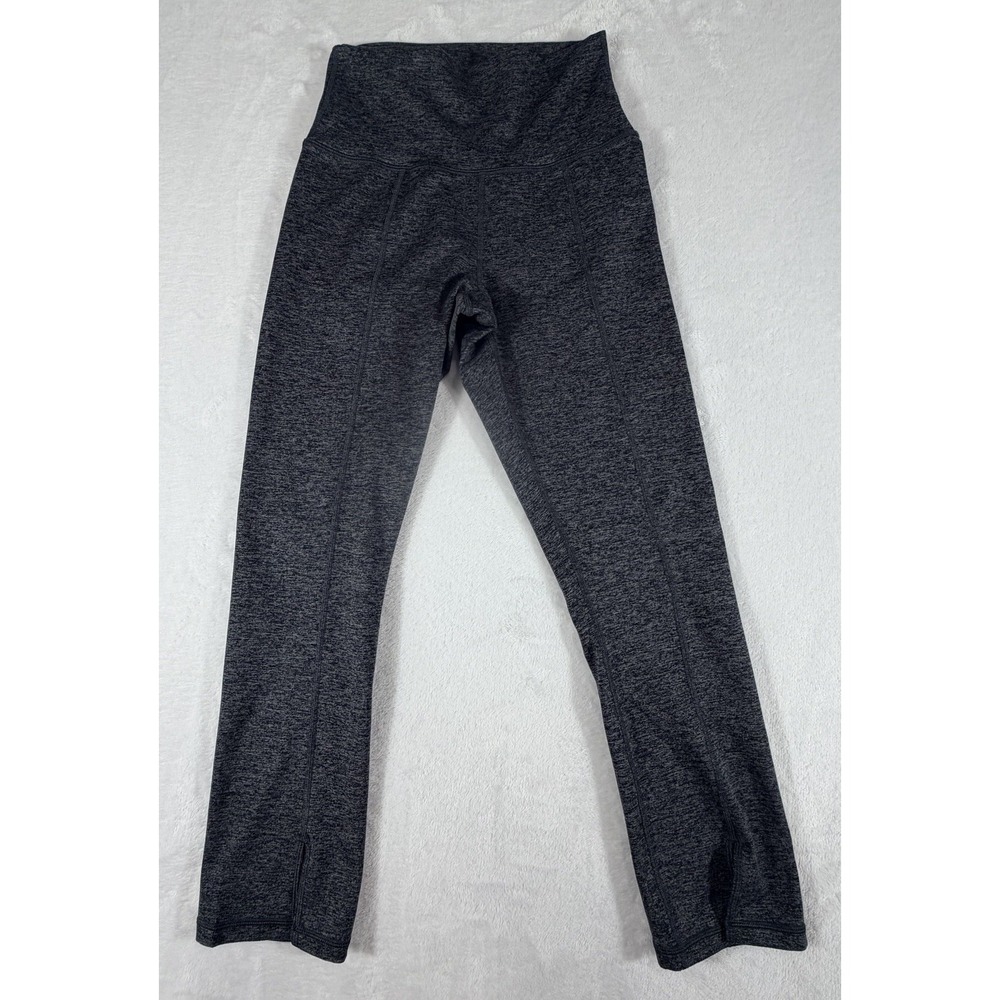 Aerie Offline Leggings Women's Sz M Gray Black Goals High Waisted Double Pocket